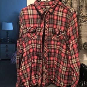 Plaid Harley Davidson longsleeve shirt authentic
